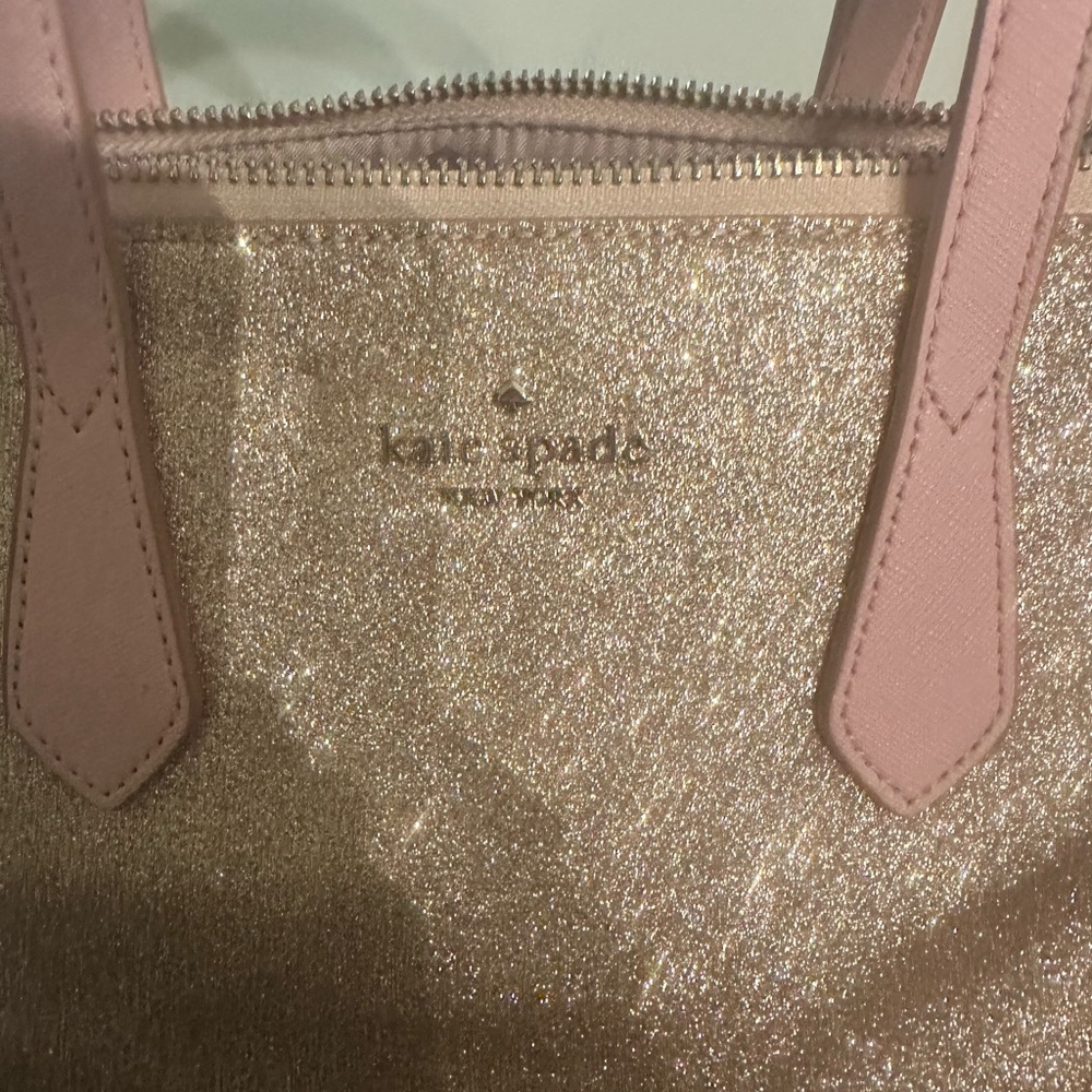 Kate Spade Gold and Pink Crossbody Bag - Picture 2 of 5
